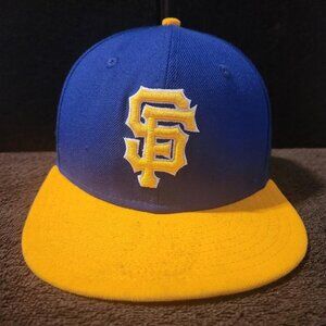 San Francisco Giants Gold & Purple 59Fifty Size 7 1/8 New Era Fitted Hat